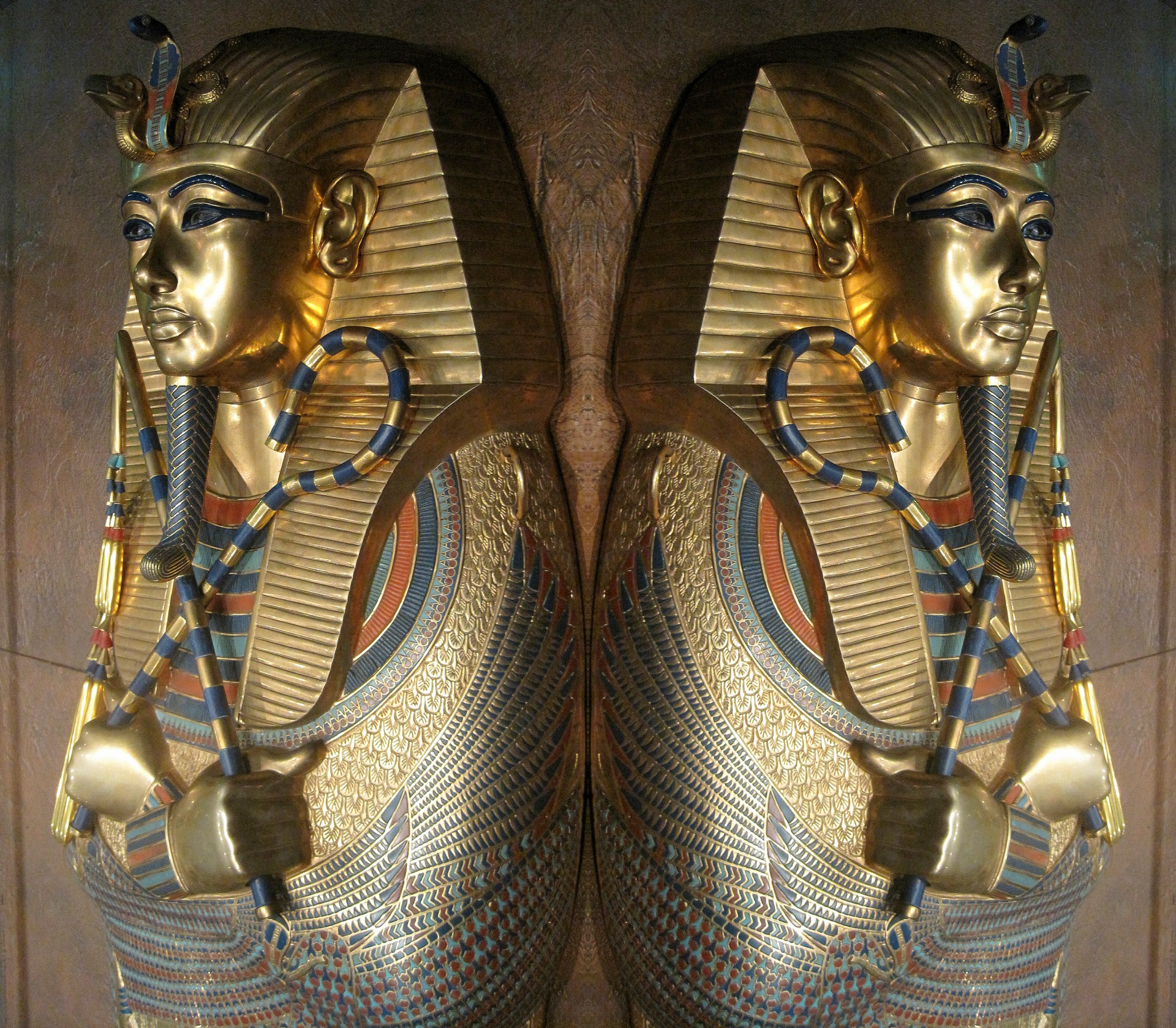 Karalius,  Egyptian,  Vaizdas,  Auksas,  Kopija,  Karalius Tutankhamono Vaizdas Dvigubai, Nemokamos Nuotraukos,  Nemokama Licenzija