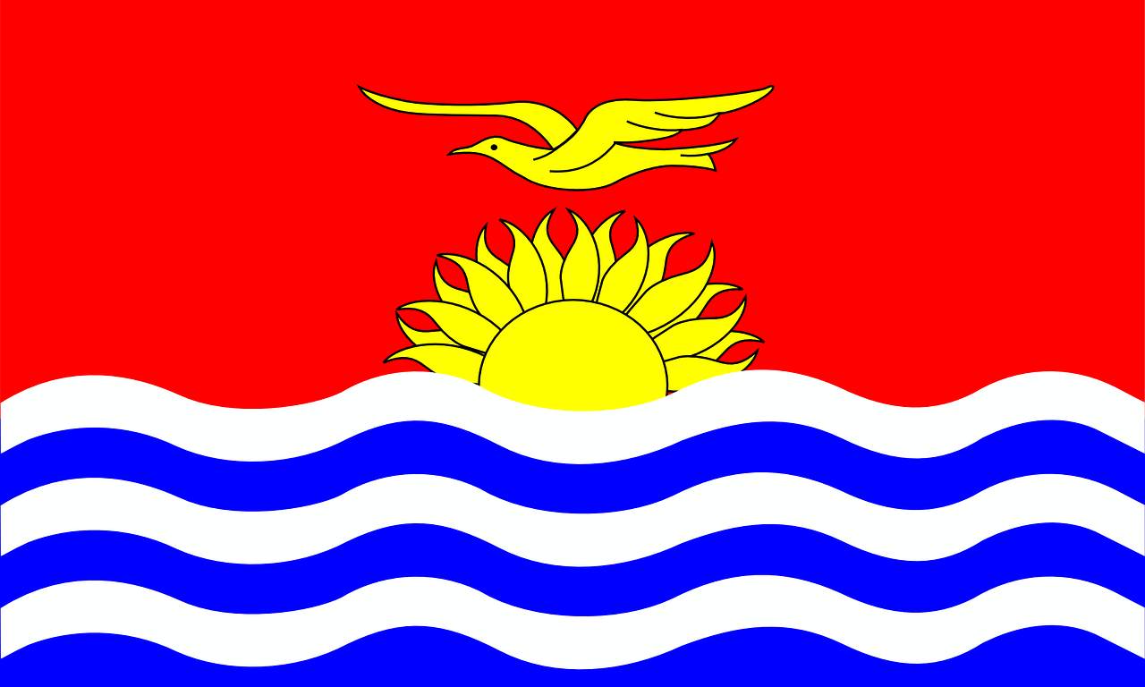 Kiribati, Vėliava, Nacionalinis, Šalis, Tauta, Respublika, Nemokama Vektorinė Grafika, Nemokamos Nuotraukos,  Nemokama Licenzija