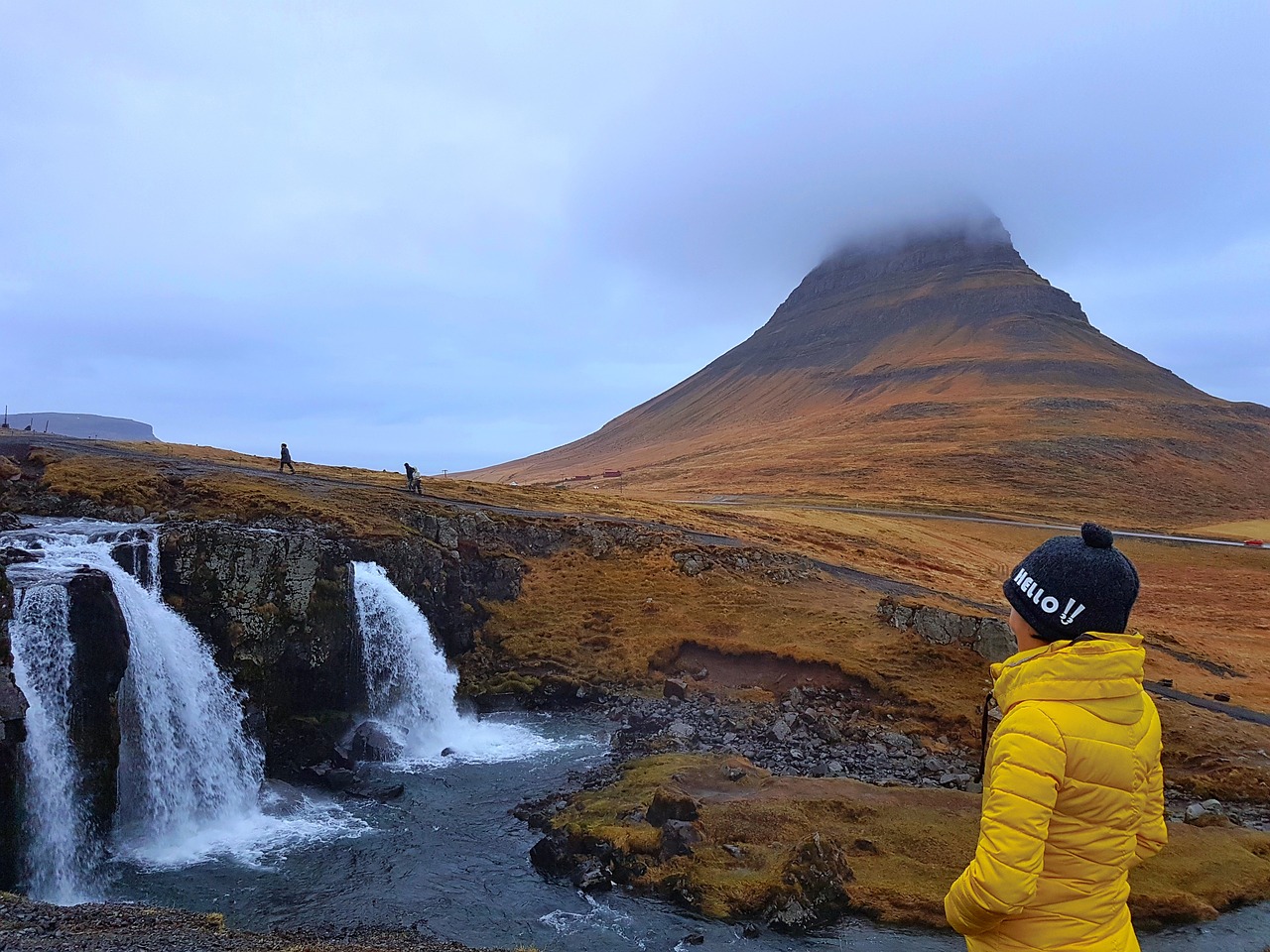 Kirkjufell, Iceland, Krioklys, Kalnas, Vanduo, Dangus, Lady, Skrybėlių Forma, Stebuklų Kraštas, Nemokamos Nuotraukos