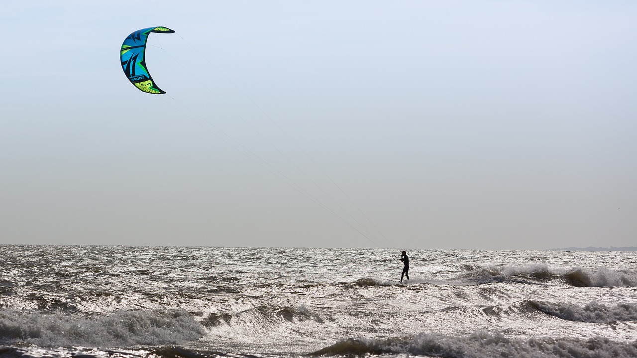 Kite Surfer, Vėjas, Jūra, Dangus, Surfer, Banglenčių Sportas, Sportas, Aitvaras, Vandenynas, Naršyti