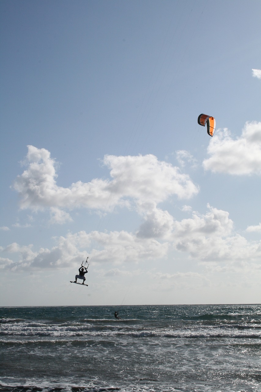 Jėgos Aitvarų Sportas, Jūra, Vėjas, Sportas, Kitesurfer, Vanduo, Vasara, Dangus, Jėgos Aitvarų Sportas, Vandens Sportas