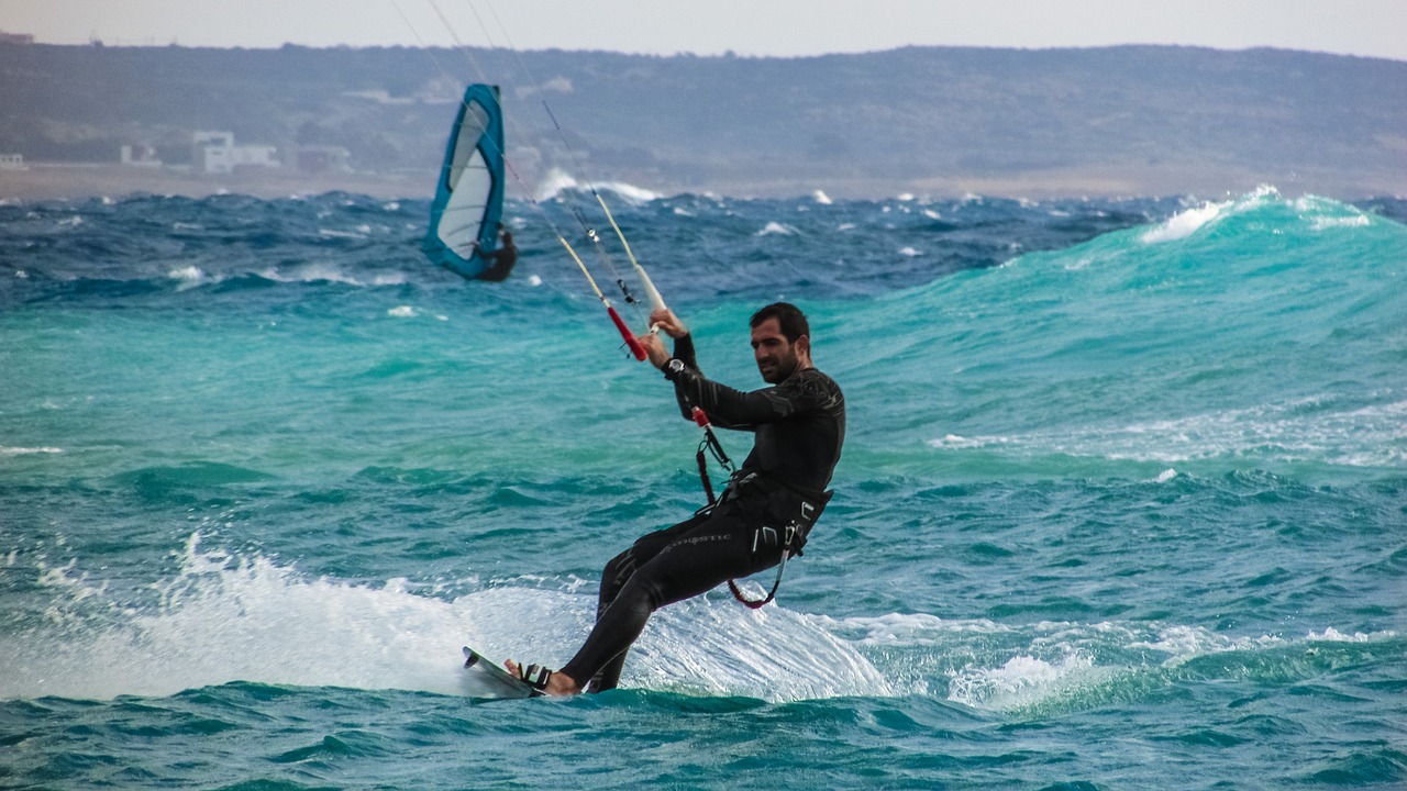 Jėgos Aitvarų Sportas, Sportas, Banglenčių Sportas, Jūra, Ekstremalios, Surfer, Lenta, Vėjas, Vyras, Linksma