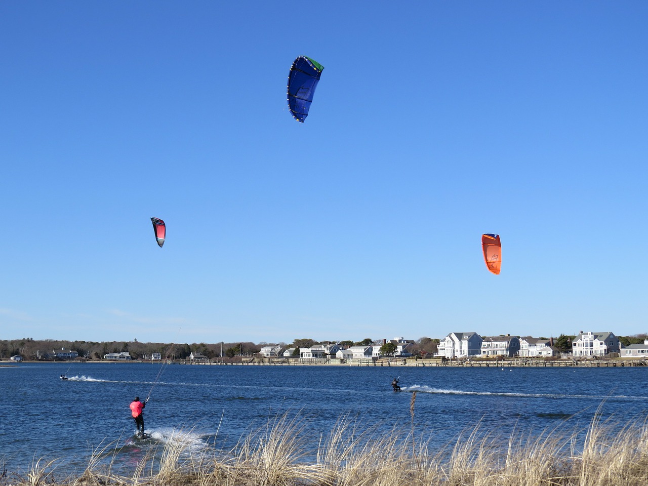 Jėgos Aitvarų Sportas, Kiting, Burlentės, Žiemos Banglenčių Sportas, Jūra, Menkės Menkės, Nemokamos Nuotraukos,  Nemokama Licenzija