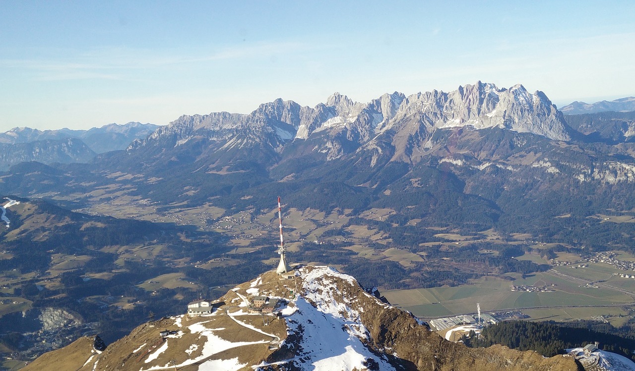 Ragelis, Kaiser Kalnai, Wilderkaiser, Austria, Oro Vaizdas, Nemokamos Nuotraukos,  Nemokama Licenzija