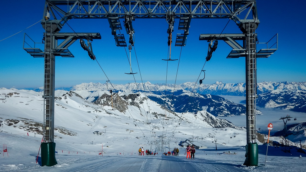 Kitzsteinhorn, Kaprun, Salzburg, Austria, Sportas, Slidinėjimas, Slidinėjimas, Alpių, Kalnai, Kraštovaizdis