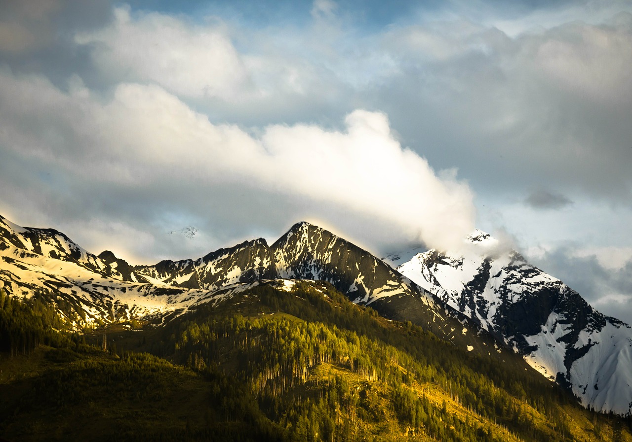 Kitzsteinhorn, Austria, Kaprun, Kalnai, Medžiai, Kraštovaizdis, Nemokamos Nuotraukos,  Nemokama Licenzija