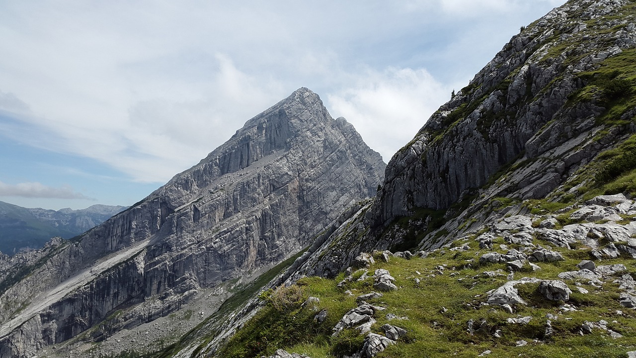Mažai Watzmann,  Summit,  Watzmann Moteris,  Watzfrau,  Alpine,  Rokas,  Berchtesgadener Šalis,  Kalnai,  Berchtesgaden Alps,  Berchtesgadeno Nacionalinis Parkas