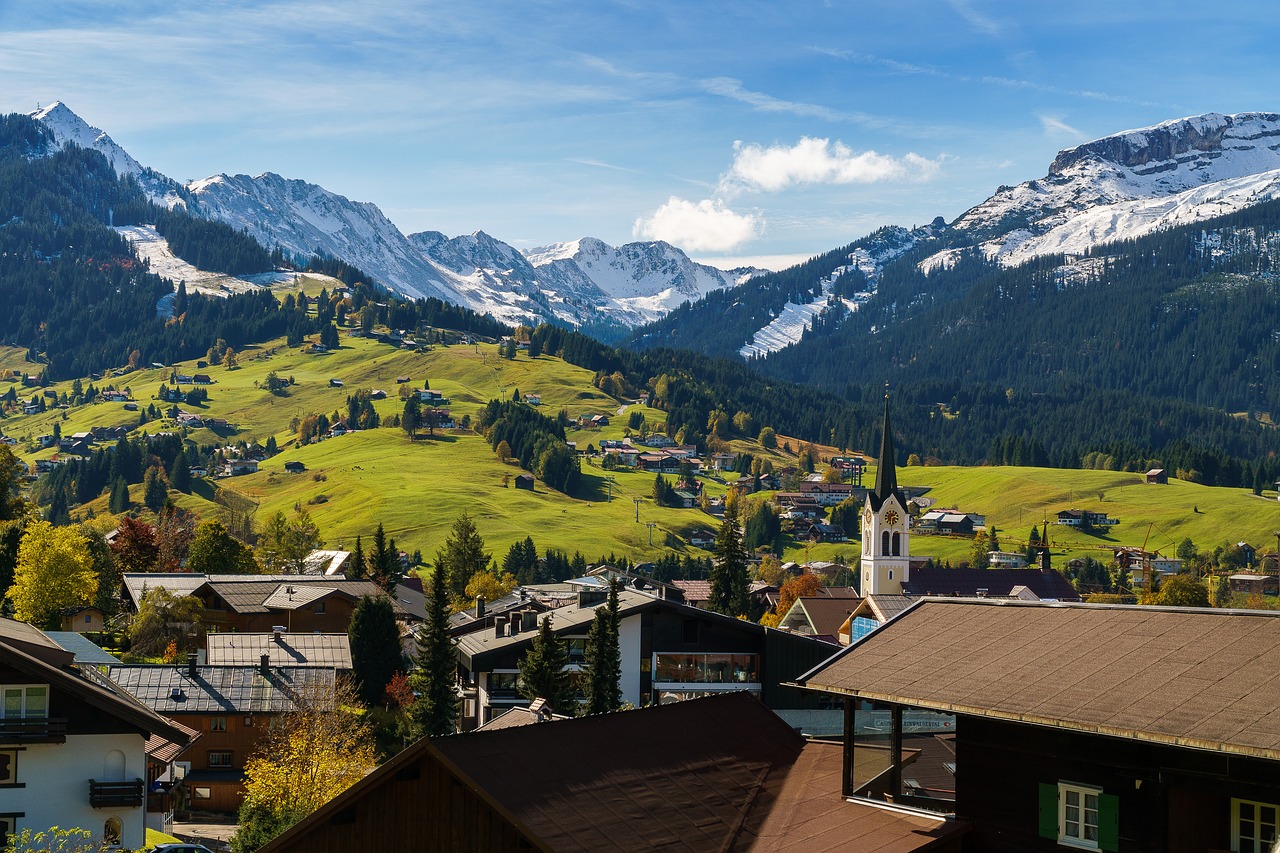 Kleinwalsertal, Hirschegg, Žygis, Kalnas, Kalnai, Alpių, Allgäu, Sniegas, Austria, Aukšti Kalnai