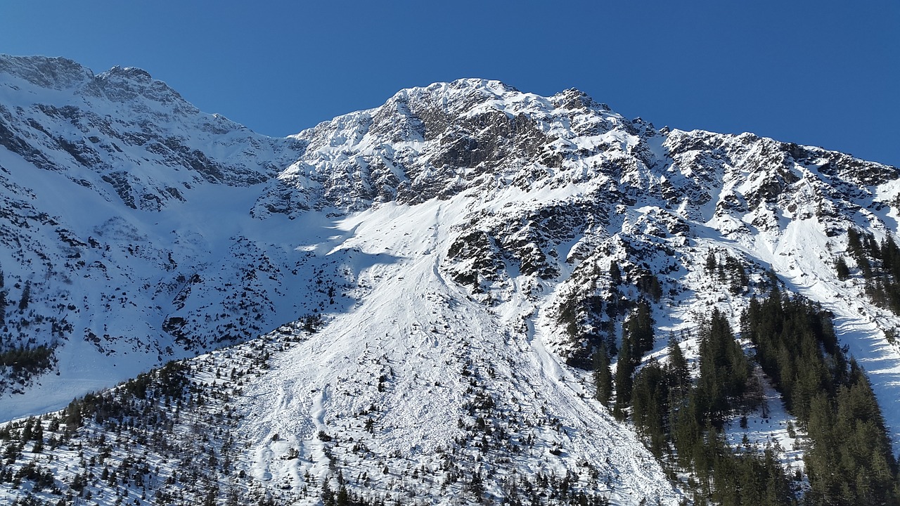 Kleinwalsertal, Alpių, Wildental, Žiema, Kalnas, Sniegas, Austria, Kraštovaizdis, Žiemą, Gamta