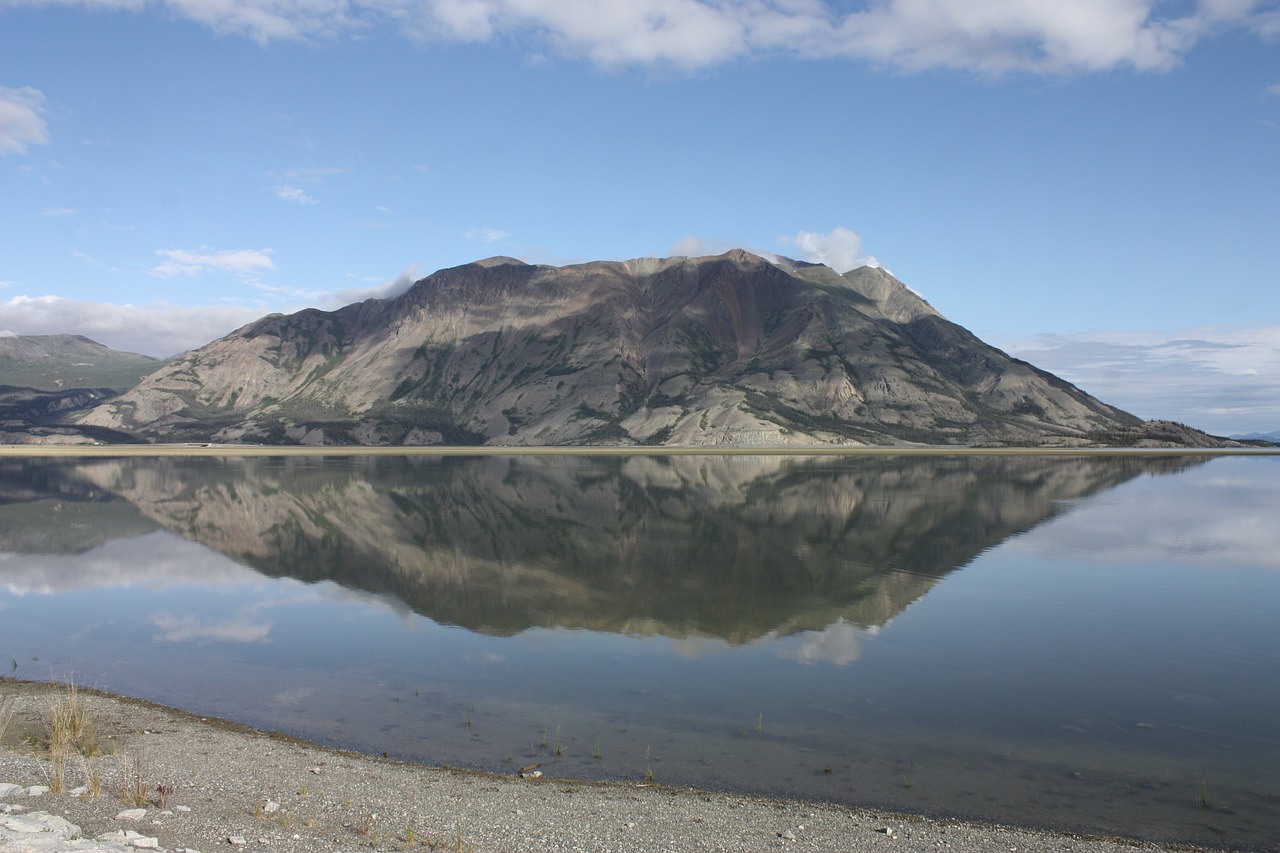 Kluane Ežeras, Jukonas, Kanada, Gamta, Jukono Teritorija, Kraštovaizdis, Ežeras, Nemokamos Nuotraukos,  Nemokama Licenzija