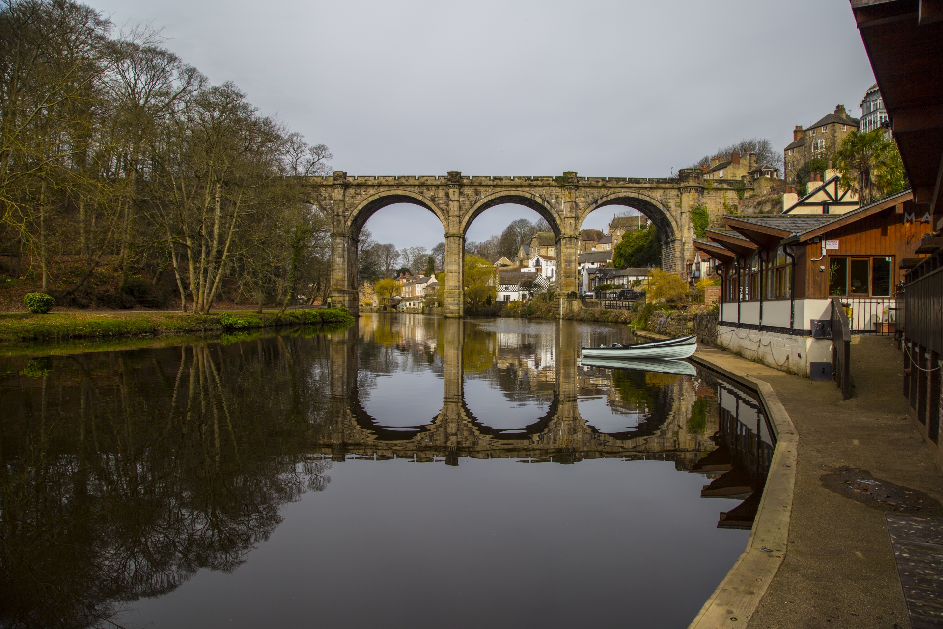 Knaresborough,  Miestas,  Anglija,  Tiltas,  Traukinys,  Senas,  Architektūra,  Kelionė,  Šiaurėje & Nbsp,  Jorkšyras