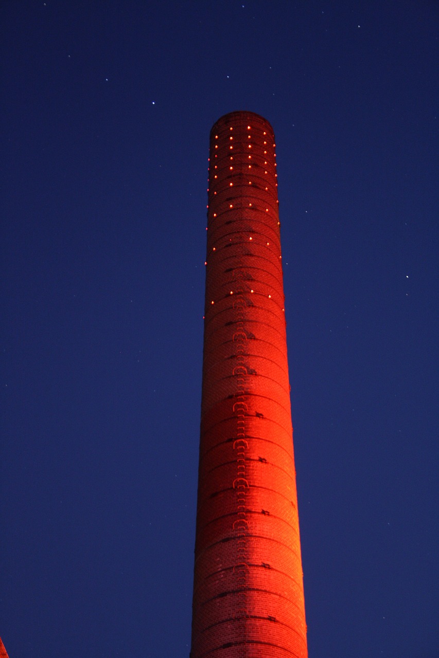 Kokerei Zollverein, Šviesa, Pramoninis Paminklas, Naktį, Žvaigždė, Židinys, Apšvietimas, Kaminas, Valgyti, Ilga Ekspozicija