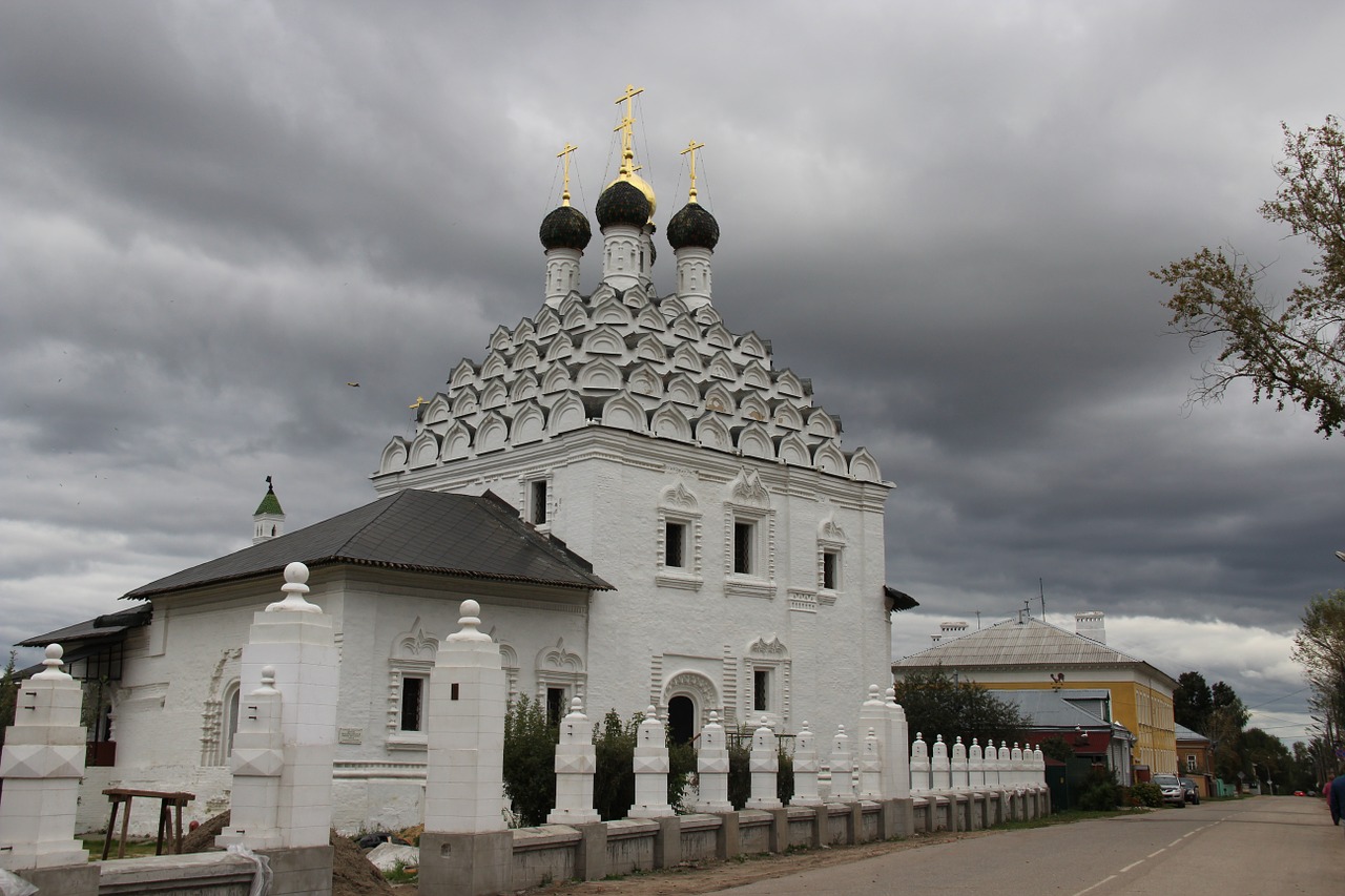 Kolomna, Šventykla, Bažnyčia, Rusija, Architektūra, Katedra, Kupolas, Religija, Krikščionybė, Ruduo