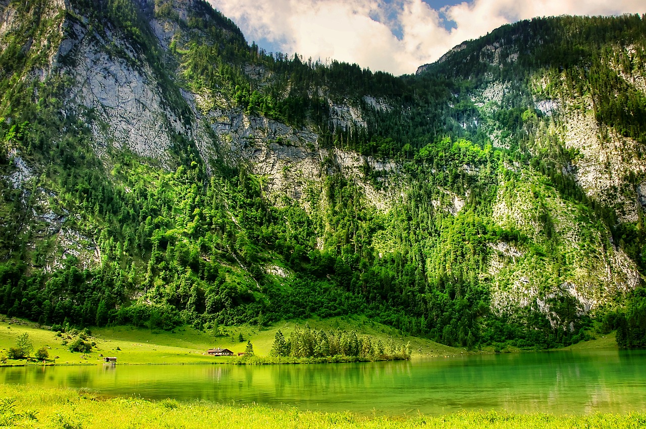 Königssee, Bavarija, Berchtesgaden, Alpių, Kalnai, Gamta, Vanduo, Šventė, Kraštovaizdis, Bergsee