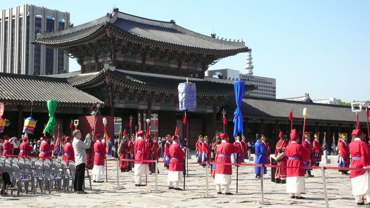 Korėja, Konfucianas, Konfucio Ceremonija, Konfucio Šventykla, Rytietiška Kultūra, Šventė, Nemokamos Nuotraukos,  Nemokama Licenzija