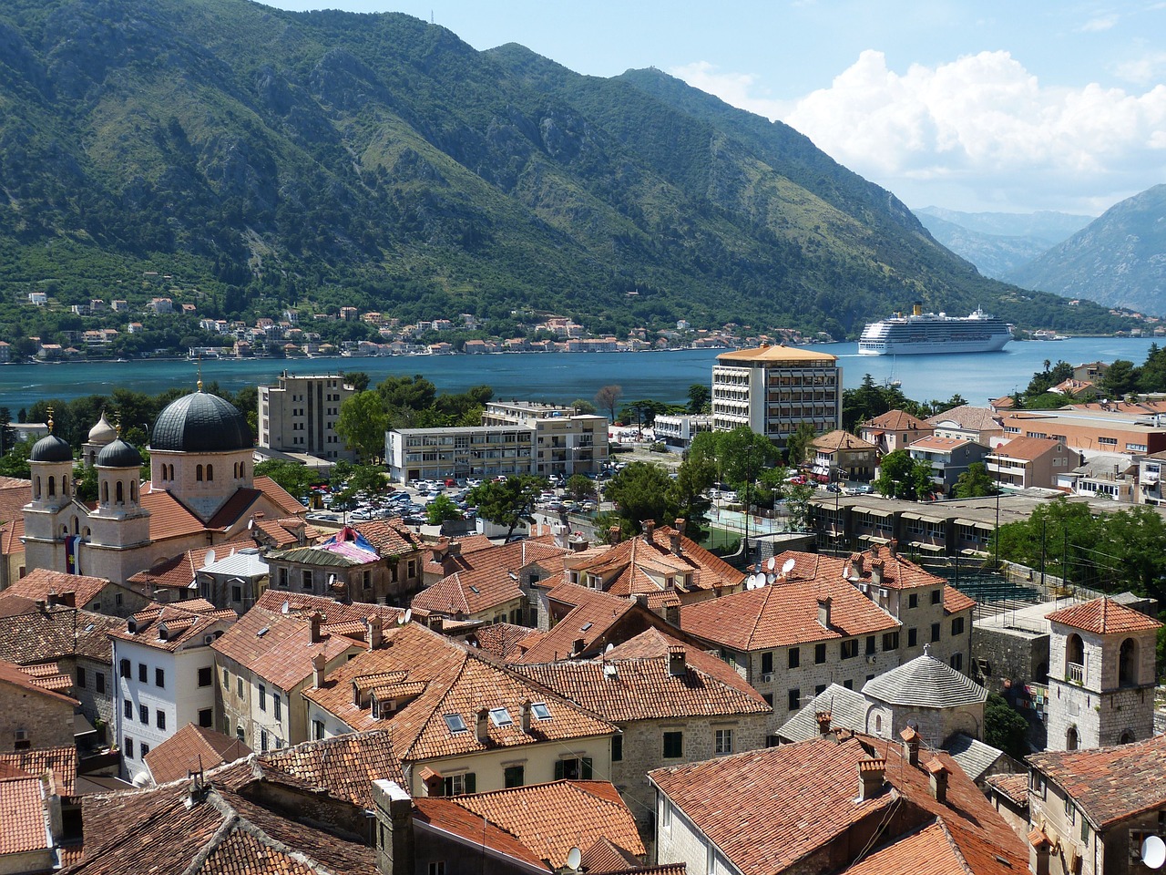 Kotor, Montenegro, Balkanų, Senamiestis, Kotoro Pakrantė, Adrijos Jūra, Istoriškai, Viduržemio Jūros, Unesco, Pasaulinis Paveldas