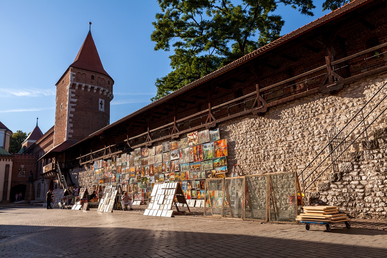 Krakow, Siena, Istoriškai, Tikslas, Lenkija, Senamiestis, Tvirtovė, Vaizdai, Menas, Spalvinga