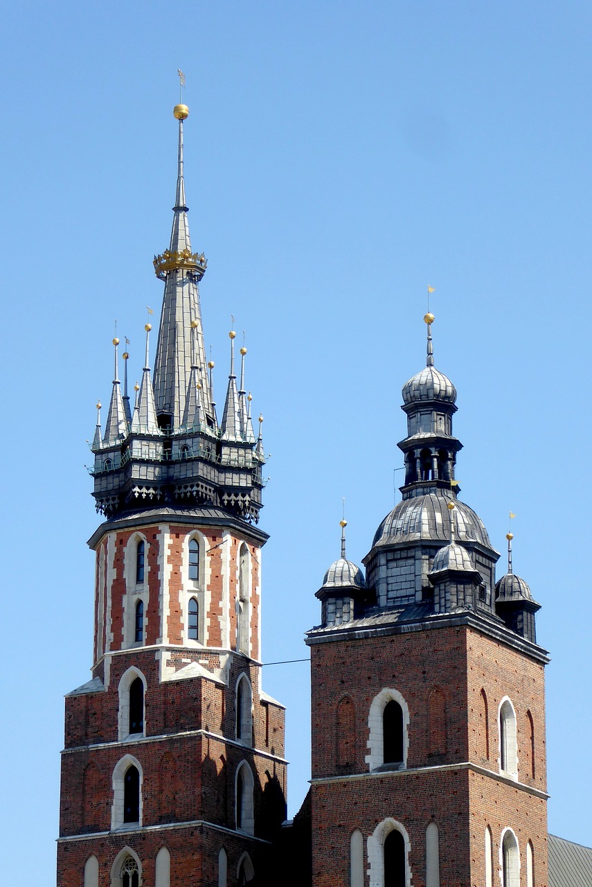 Krokuva,  St Mary Bažnyčia,  Smaigalys,  Istorinis Centras,  Lenkija,  Architektūra, Nemokamos Nuotraukos,  Nemokama Licenzija