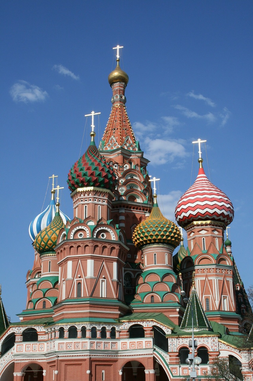 Kremlius, Baziliko Katedra, Rusija, Daugiaspalviai Kupolai, Rusų Ortodoksų Kryžiai, Katedra, Ulitsa Gatvė Varvarka, Raudonas Kvadratas, Nemokamos Nuotraukos,  Nemokama Licenzija