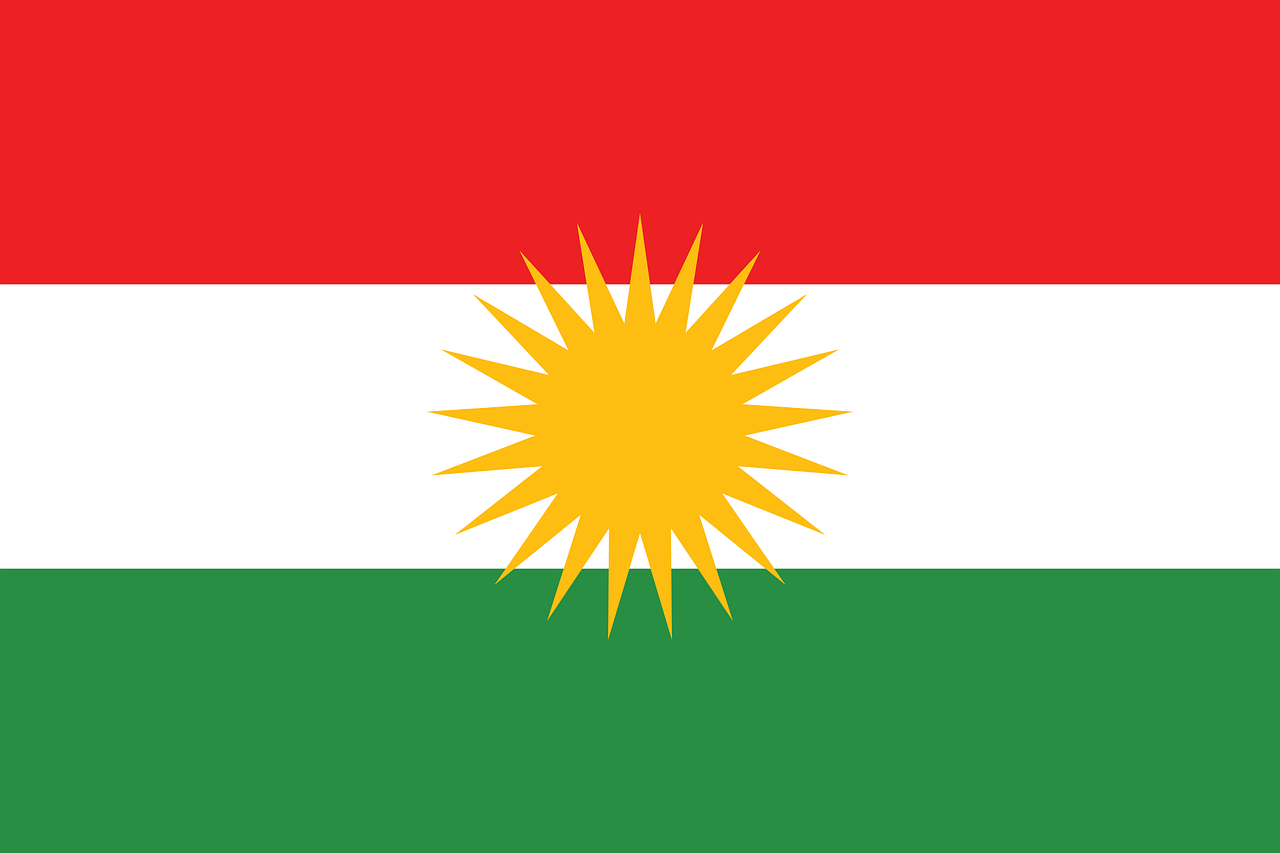 Kurdistanas, Vėliava, Šalis, Nemokama Vektorinė Grafika, Nemokamos Nuotraukos,  Nemokama Licenzija