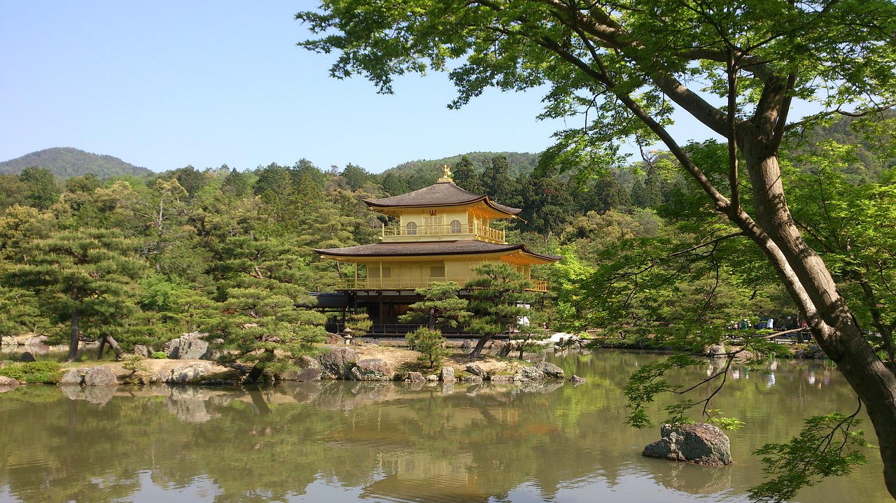 Kyoto, Kinkaku Ji, Šventykla, Japonija, Japoniškas Stilius, Nemokamos Nuotraukos,  Nemokama Licenzija