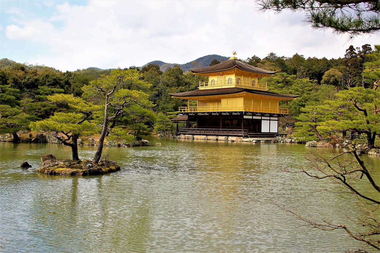 Kyoto,  Golden Pavilion,  Japonija,  Kelionė,  Paminklas,  Unesco, Nemokamos Nuotraukos,  Nemokama Licenzija
