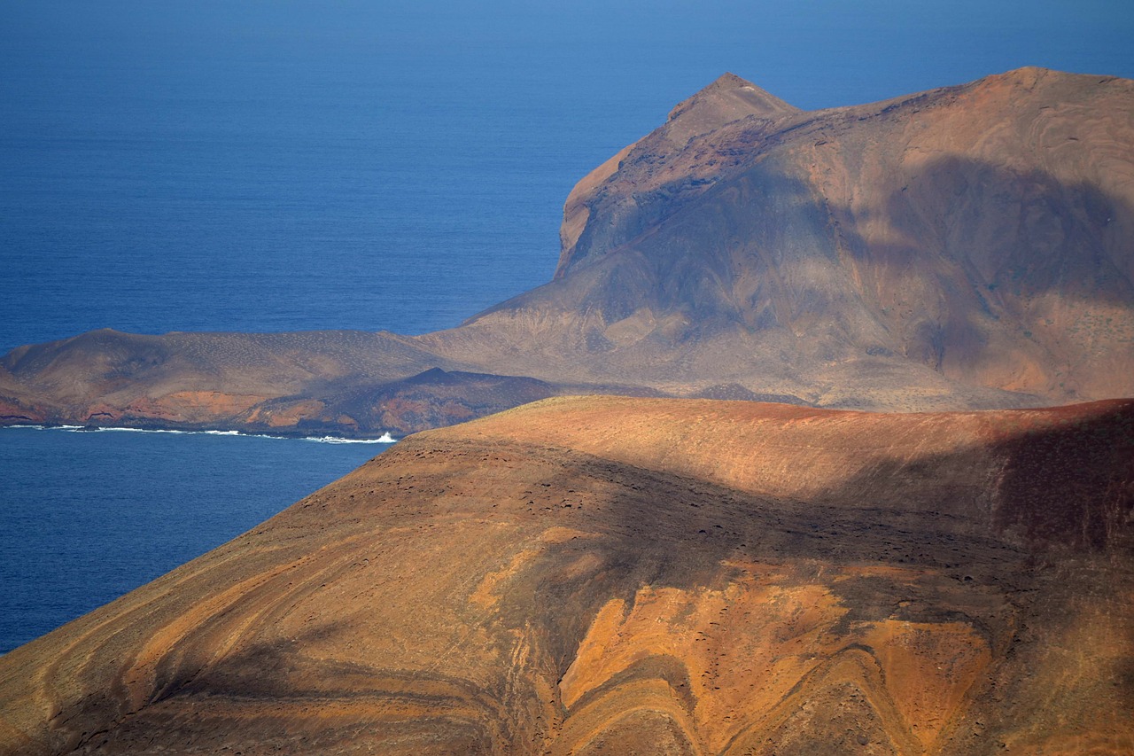 La Graciosa, Kanarų Salos, Kraštovaizdis, Kalnas, Jūra, Sala, Vaizdas, Gamta, Vandenynas, Nemokamos Nuotraukos