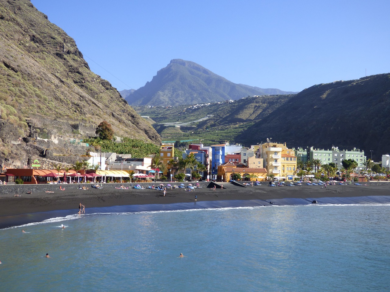 La Palma, Puerto Tazacorte, Papludimys, Nemokamos Nuotraukos,  Nemokama Licenzija