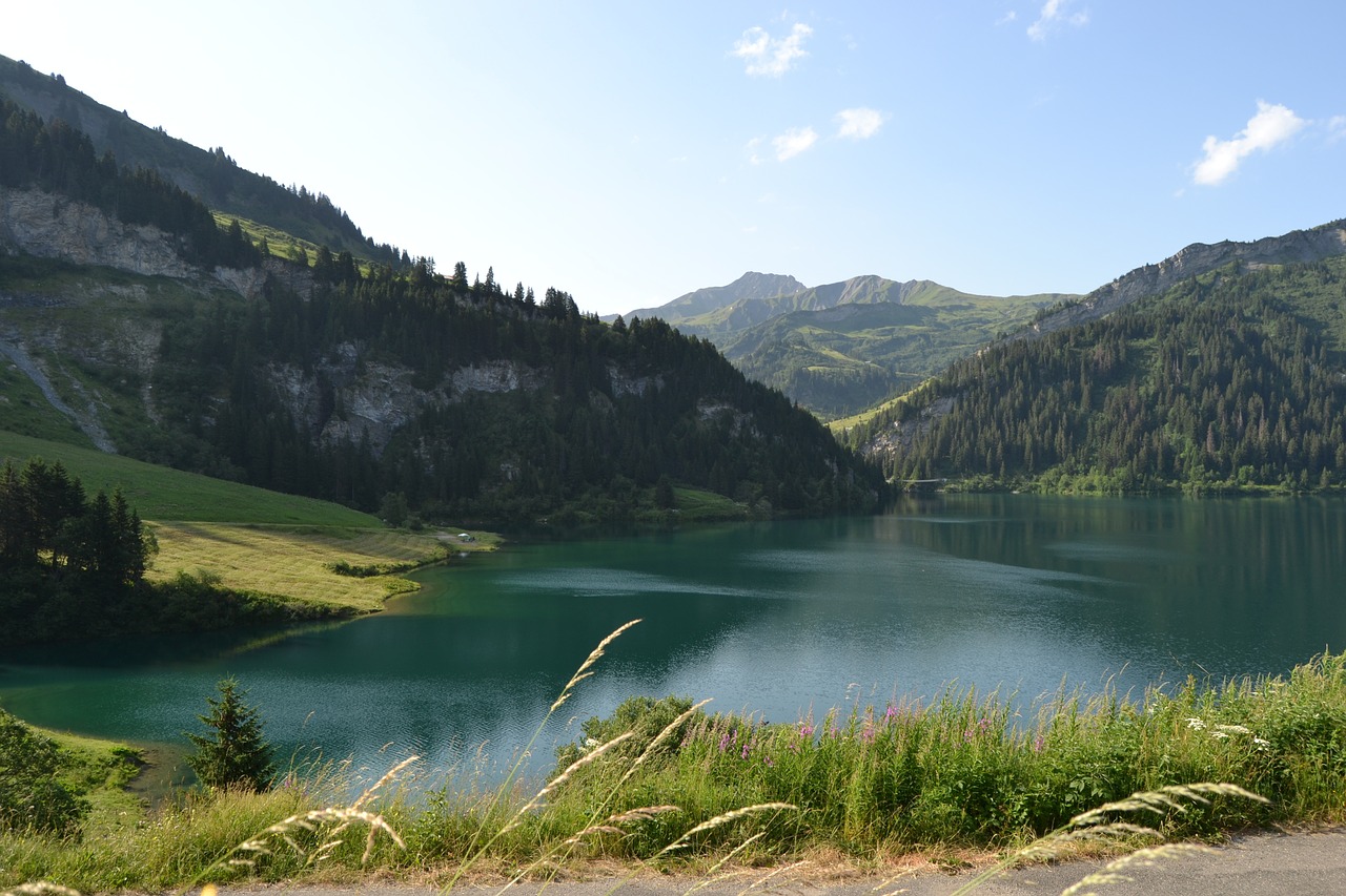 Lac, Grand Mont Darêches, Savoie, France, Nemokamos Nuotraukos,  Nemokama Licenzija