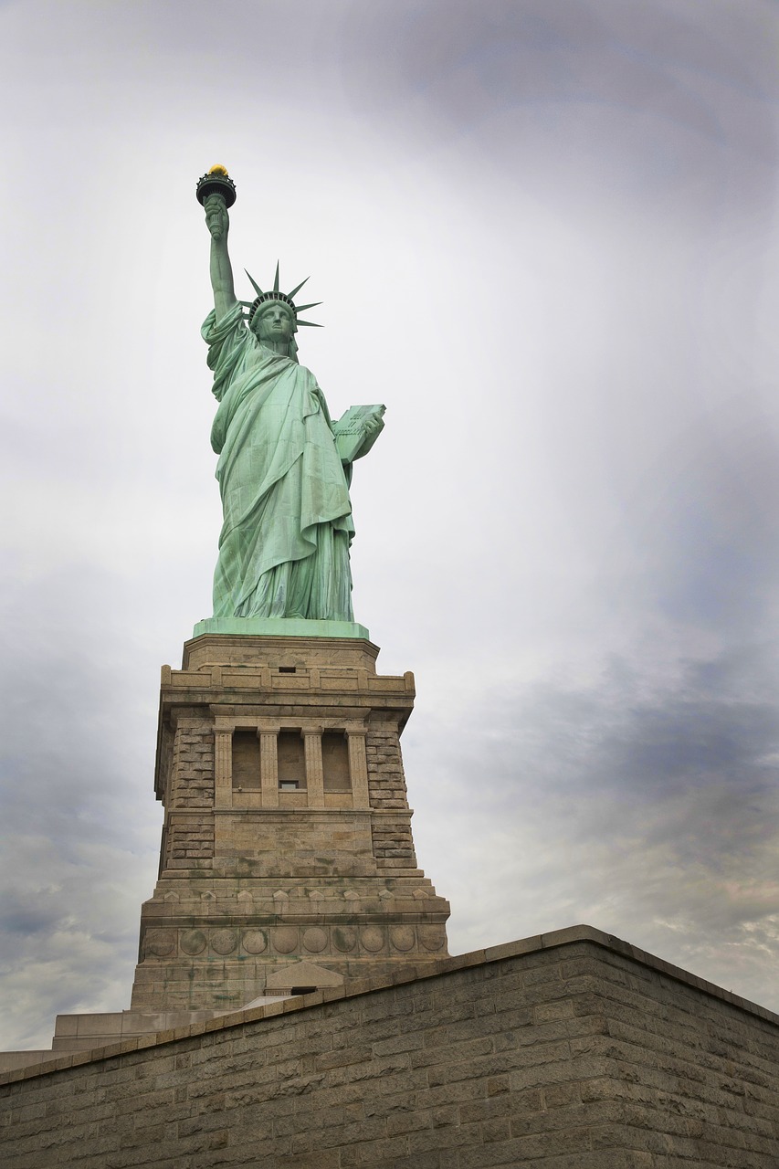 Ponia Laisvė, Laisvės Statula, Laisvė, Usa, Amerikietis, Simbolis, Paminklas, Niujorkas, Niujorkas, Nyc