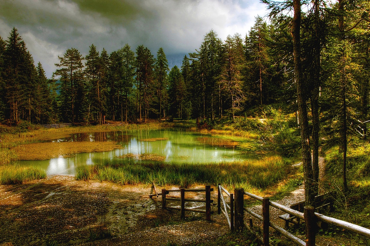 Lago, Bergsee, Dolomitai, Ežeras, Alpių, Kraštovaizdis, Italy, Gamta, Kalnai, Debesys