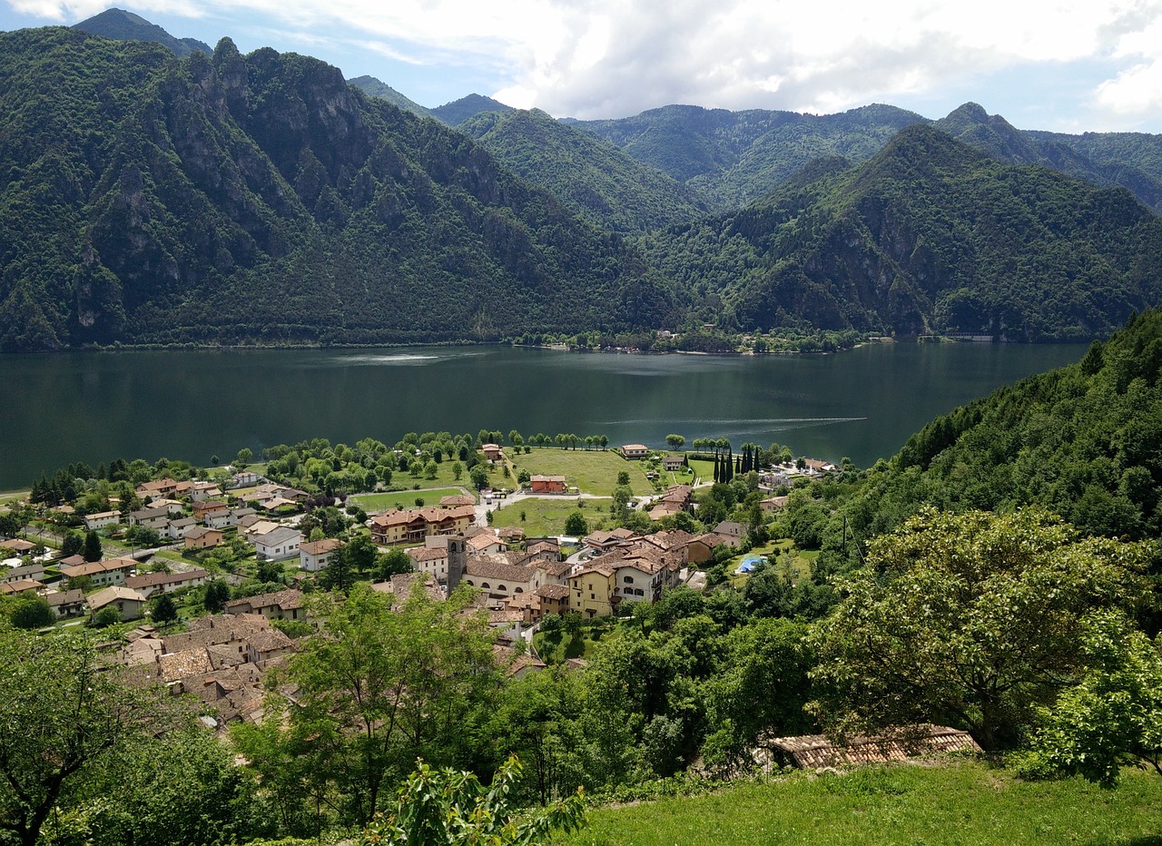 Lago D Idro, Idro, Anfo, Kaimas, Ežeras, Kalnai, Gamta, Nemokamos Nuotraukos,  Nemokama Licenzija