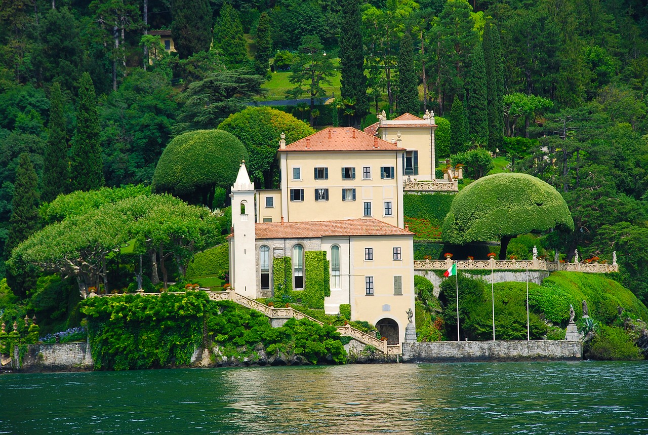 Lago Di Como, Italy, Ispanų, Ežeras, Como, Vila, Europa, Kraštovaizdis, Vanduo, Kelionė