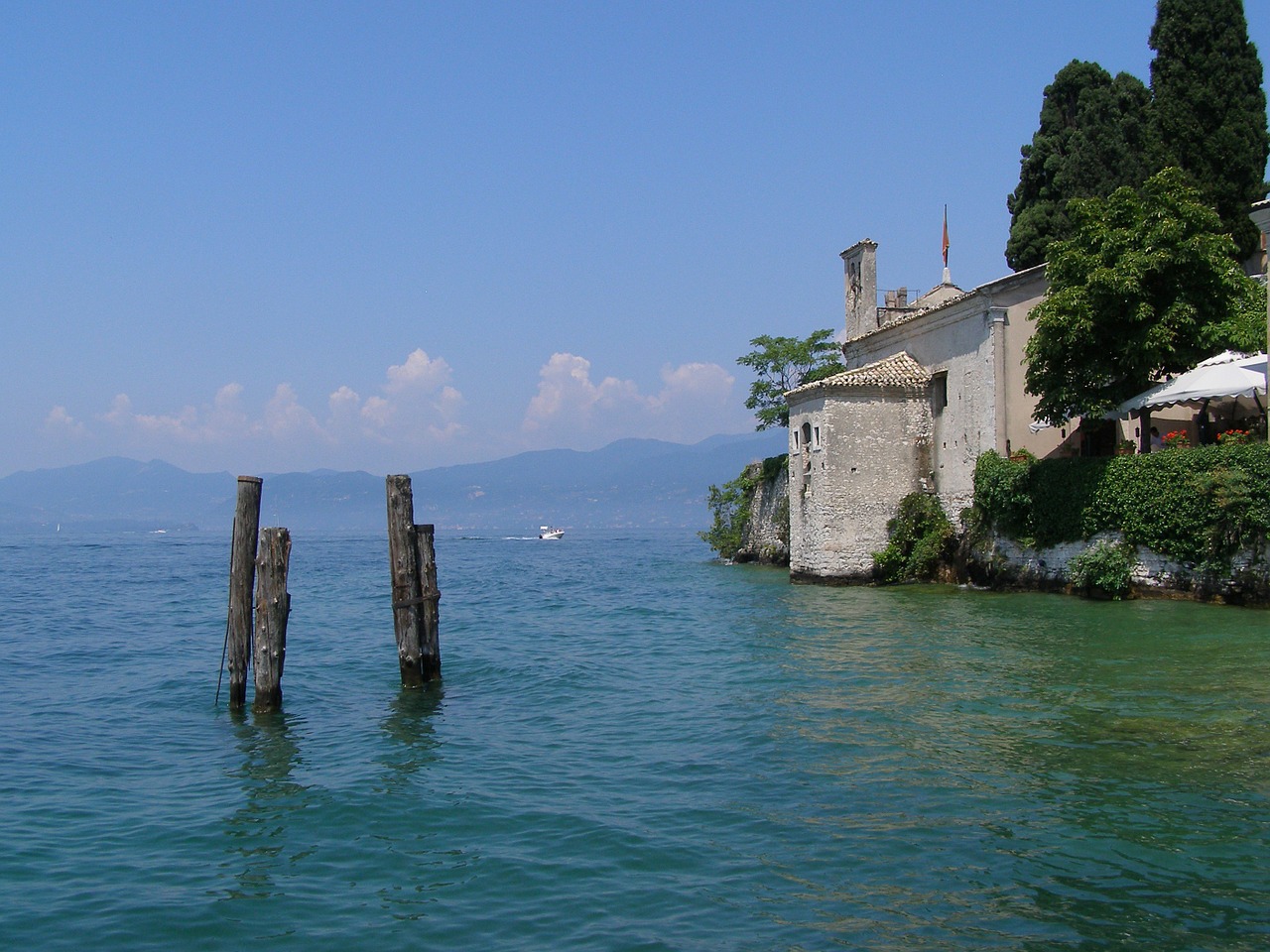 Lago Di Garda, Garda, Italy, Dangus, Nemokamos Nuotraukos,  Nemokama Licenzija