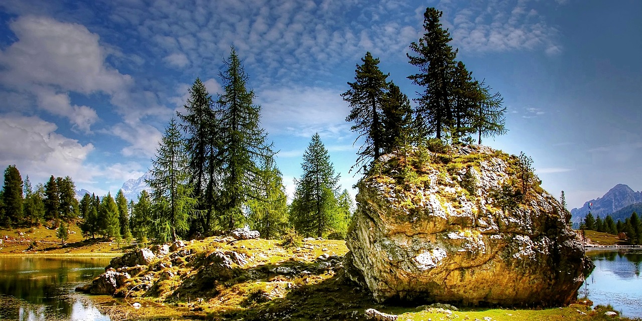 Lago Federa, Dolomitai, Gamta, Ežeras, Alpių, Kalnai, Belluno, Kraštovaizdis, Bergsee, Alm