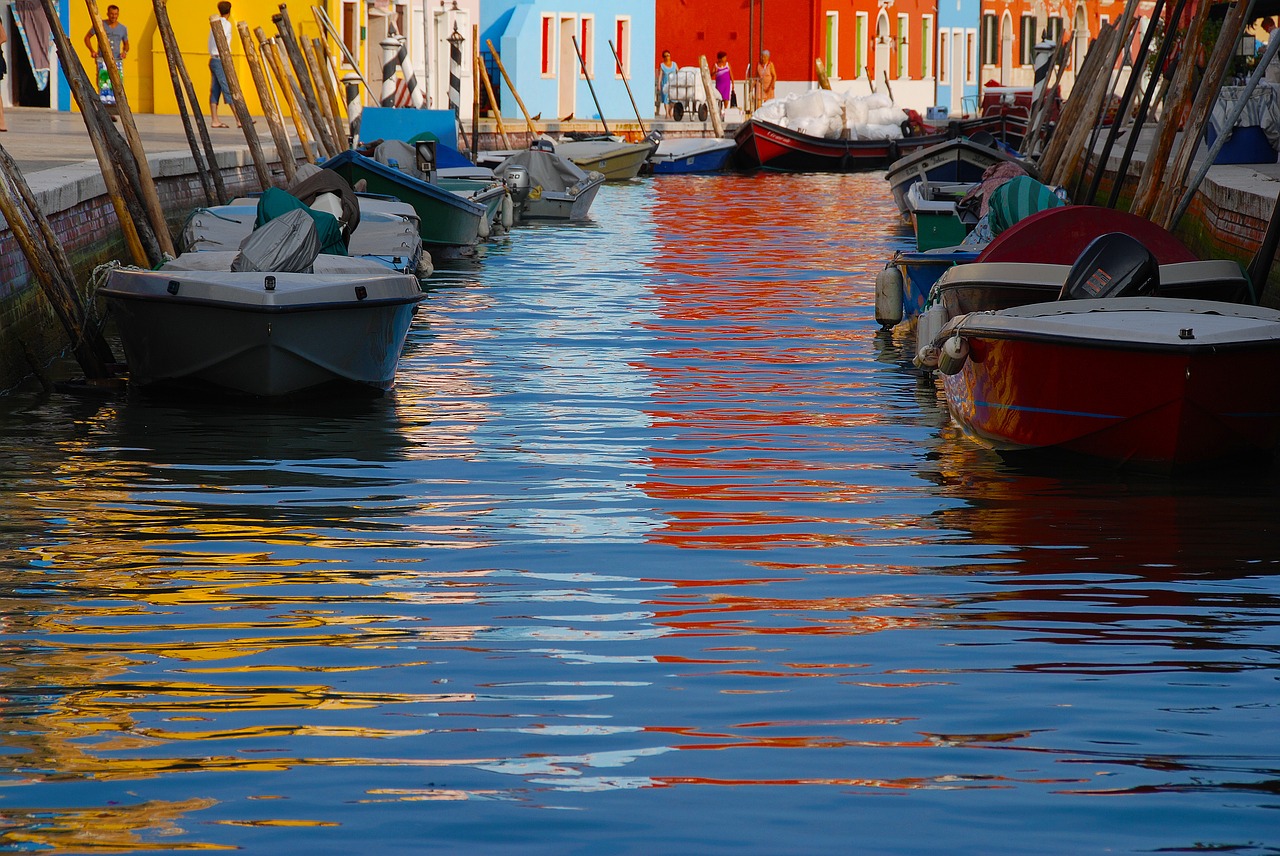 Laguna, Burano, Venecija, Nemokamos Nuotraukos,  Nemokama Licenzija