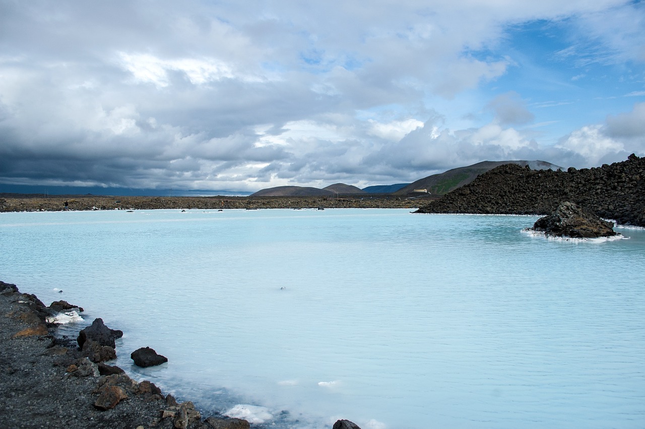 Ežeras, Mėlynas, Iceland, Vanduo, Debesys, Horizontas, Nemokamos Nuotraukos,  Nemokama Licenzija