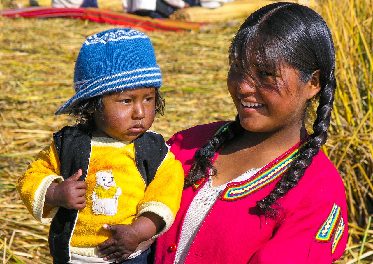 Ežeras, Titicaca, Peru, Moteris, Vaikas, Tauta, Žmonės, Nemokamos Nuotraukos,  Nemokama Licenzija