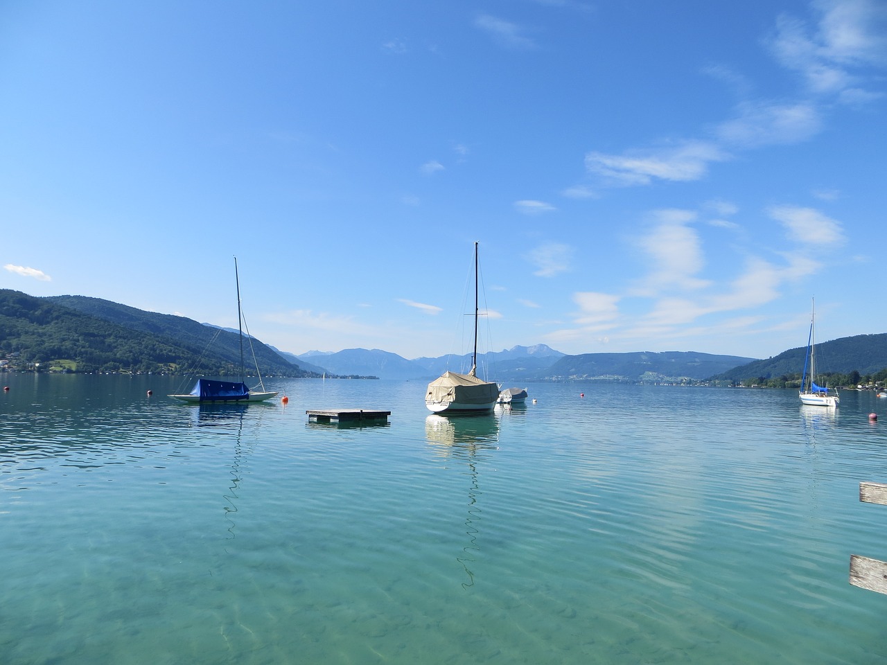Ežeras, Austria, Boot, Attersee, Kraštovaizdis, Nemokamos Nuotraukos,  Nemokama Licenzija