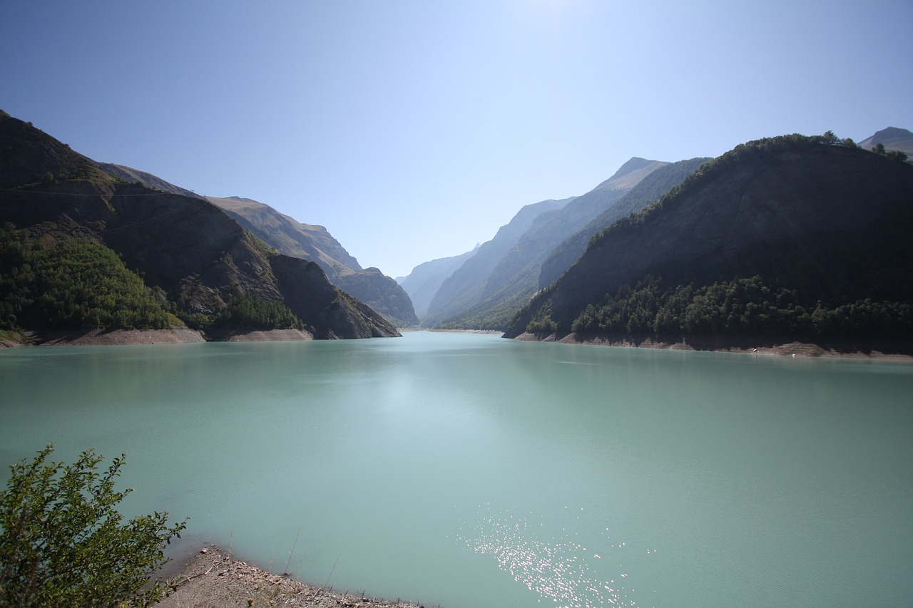 Ežeras, Chambon, Oisans, Cuzion, France, Kraštovaizdis, Nemokamos Nuotraukos,  Nemokama Licenzija