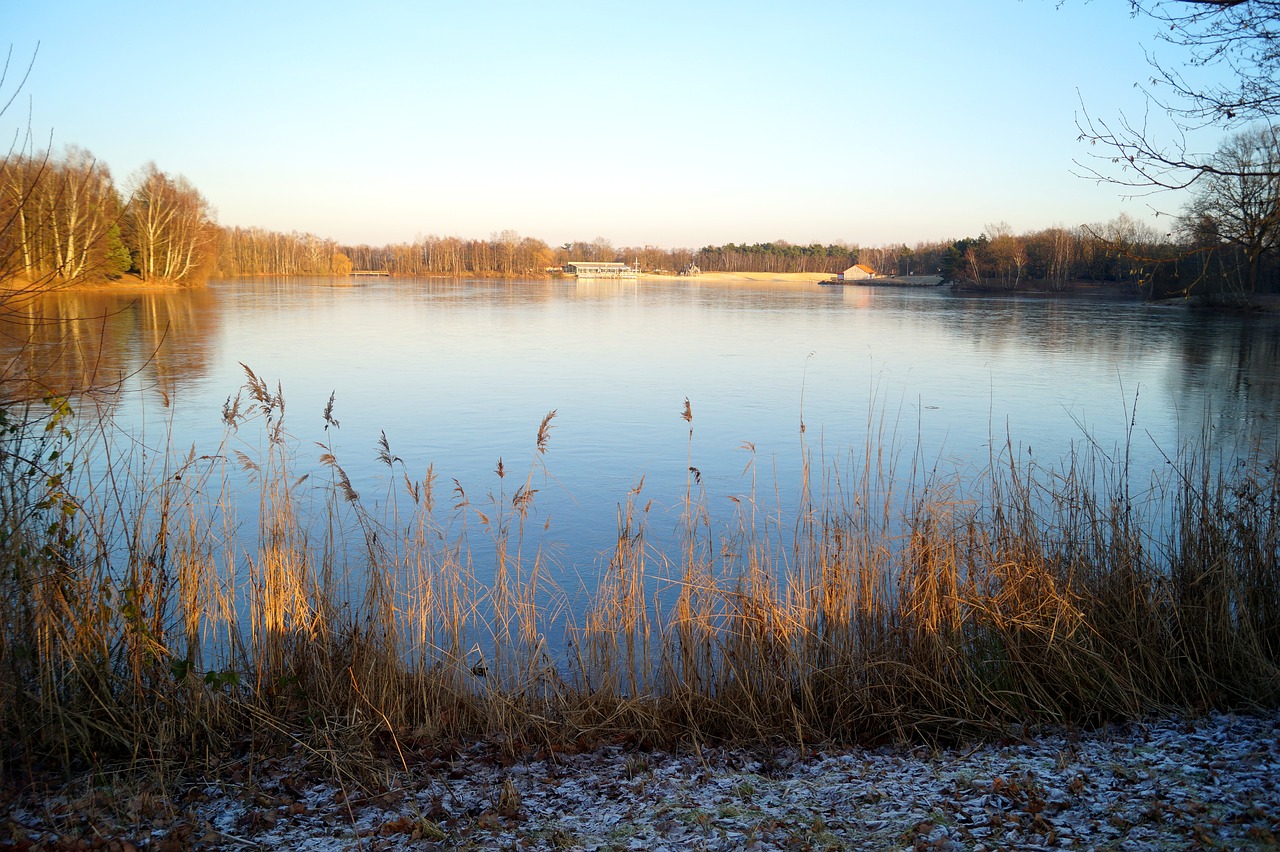 Ežeras, Vanduo, Vandenys, Bankas, Kvendorferio Ežeras, Žiema, Šaltis, Šaltas, Laivas, Twilight