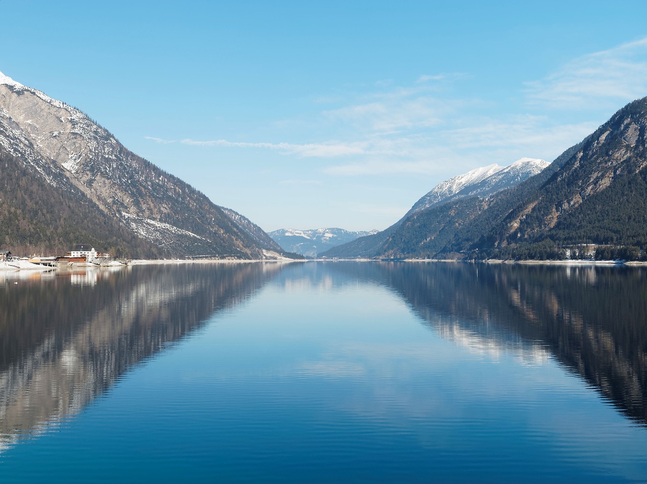 Ežeras, Achensee, Austria, Tyrol, Kalnas, Vanduo, Alpės, Nemokamos Nuotraukos,  Nemokama Licenzija