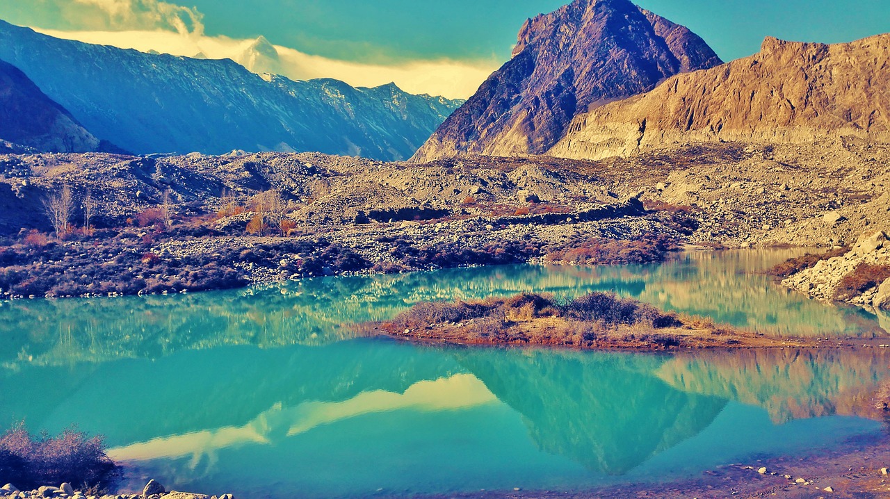 Ežeras, Ledynas, Vanduo, Natūralus, Nuotykis, Slėnis, Šaltas, Mėlynas, Kalnas, Pakistanas
