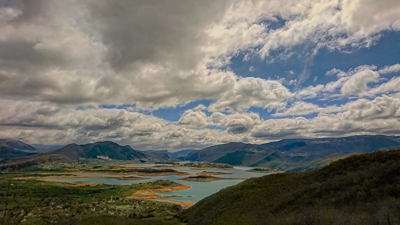 Ežeras, Debesys, Gamta, Ramsko Jezero, Herzegovina, Prozor City, Žalias Ežeras, Nemokamos Nuotraukos,  Nemokama Licenzija