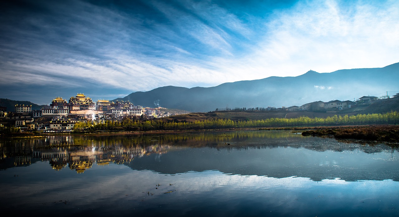 Ežeras, Šventykla, Plato, Tibetiečių Kultūra, Nemokamos Nuotraukos,  Nemokama Licenzija