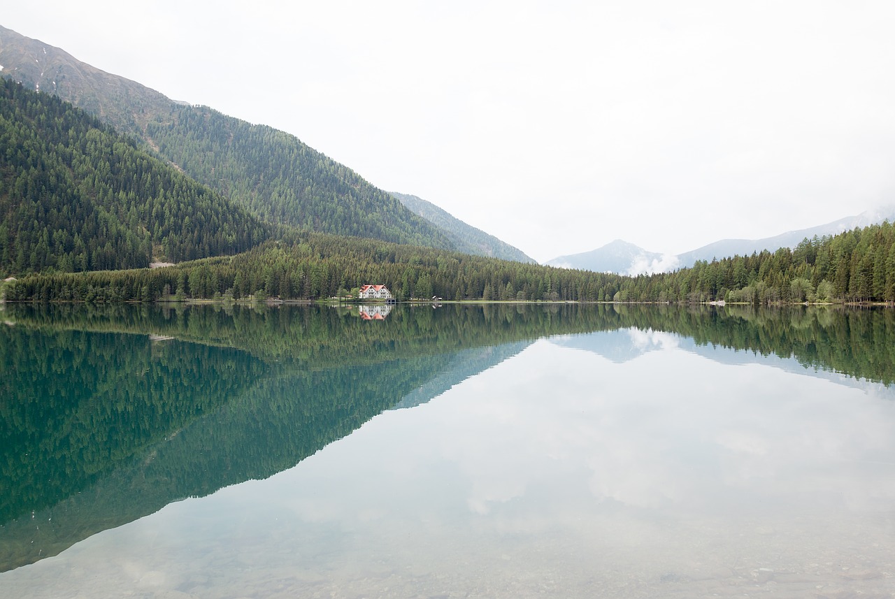 Ežeras, Veidrodis, Atspindys, Nuotaika, Kalnai, South Tyrol, Alpių, Antholz Ežeras, Nemokamos Nuotraukos,  Nemokama Licenzija