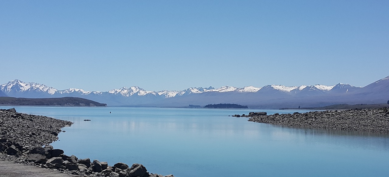 Ežeras, Tekapo, Naujoji Zelandija, Sniego Uždanga, Kalnas, Nemokamos Nuotraukos,  Nemokama Licenzija