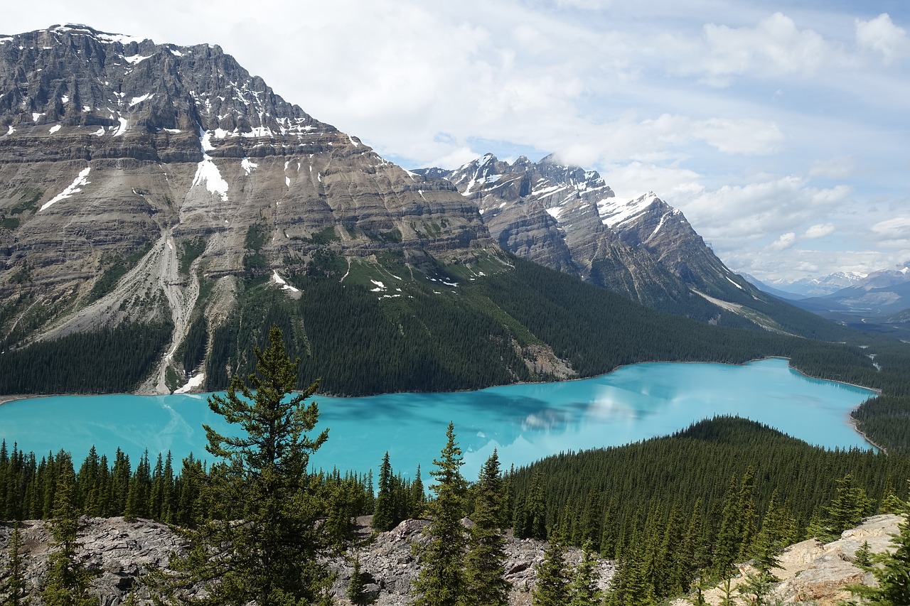 Ežeras, Jašis, Banff, Gamta, Kanada, Kelionė, Kraštovaizdis, Vaizdingas, Parkas, Nacionalinis