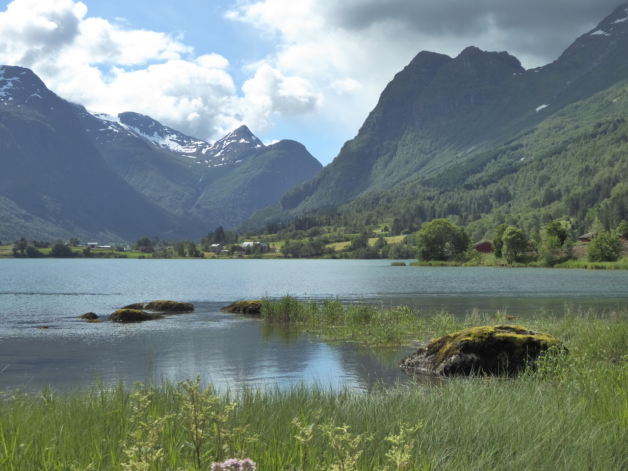 Ežeras, Senas, Norvegija, Peizažas, Kalnas, Nemokamos Nuotraukos,  Nemokama Licenzija