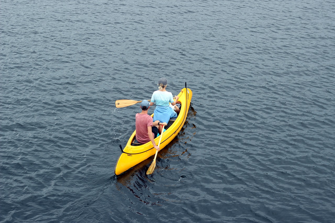 Ežeras, Baidarių, Irklas, Vandens Sportas, Kayakers, Laisvalaikis, Šventė, Pora, Sportas, Nemokamos Nuotraukos